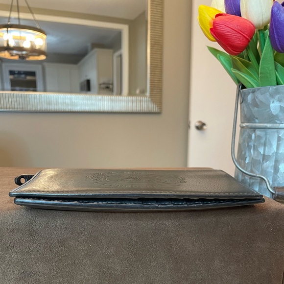Burberry black leather long wallet - Picture 6 of 16